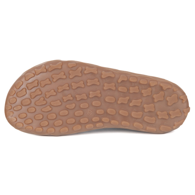 Damskie minimalistyczne buty skórzane barefoot model 1243/2 brązowe