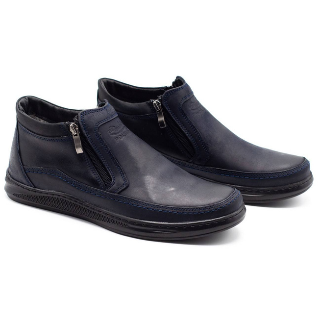 Buty męskie zimowe K30s granatowe