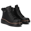 Filippo kožené boty na platformě DBT6452/25 BK Black