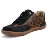 BAREFOOT dámská minimalistická kožená obuv 1287 black nubuck camouflage
