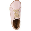Aura: Różowe Damskie Barefoot Sneakersy Skórzane | Modne Buty Minimalistyczne, Zerowy Drop