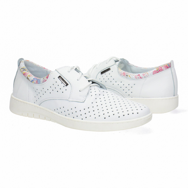 Pollonus dámská prodyšná polobotka bílá 5-1300-008