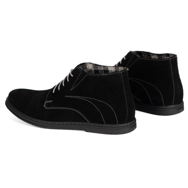 Buty męskie sztyblety sznurowane 307lu czarne