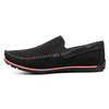 Pánské kožené mokasíny 920K black nubuck