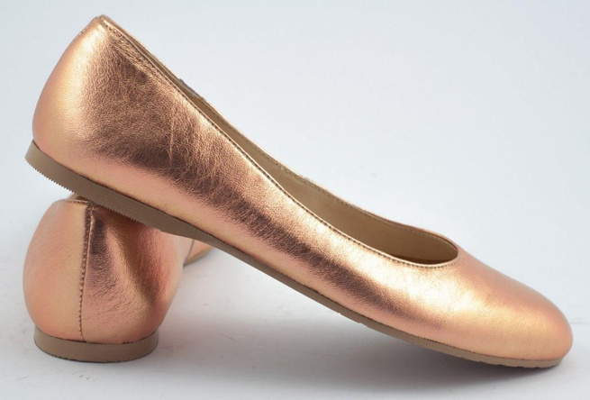 Dámské baleríny 608 měděné
