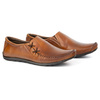 Pánské mokasíny slip-on kožené boty 306KZ hnědé