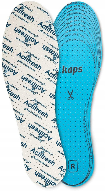 Kaps Fresh Up antibakteriální vložky do pracovní obuvi sada 6 párů 46-52