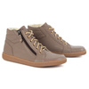 Damskie skórzane buty zimowe barefoot minimalistyczne model 1293 cappucino