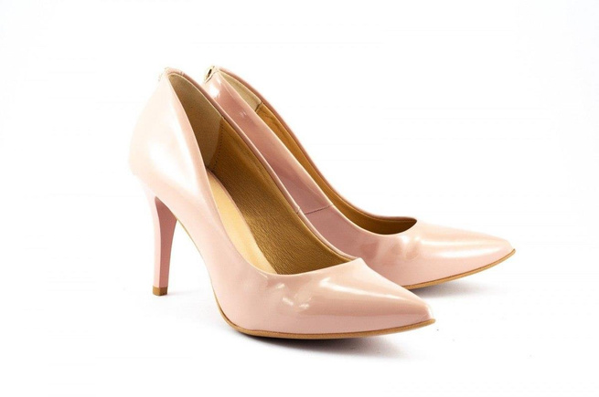 Dámské jehlové boty 2333 pudrově růžové