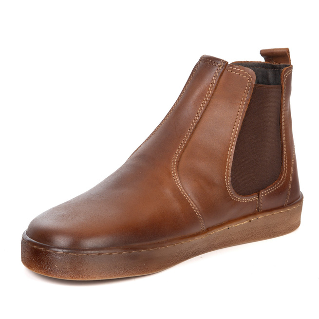 Pánské barefoot kožené boty Olivier 100KZ brown