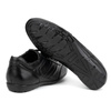 Buty męskie skórzane czarne sport style 7004DT czarne