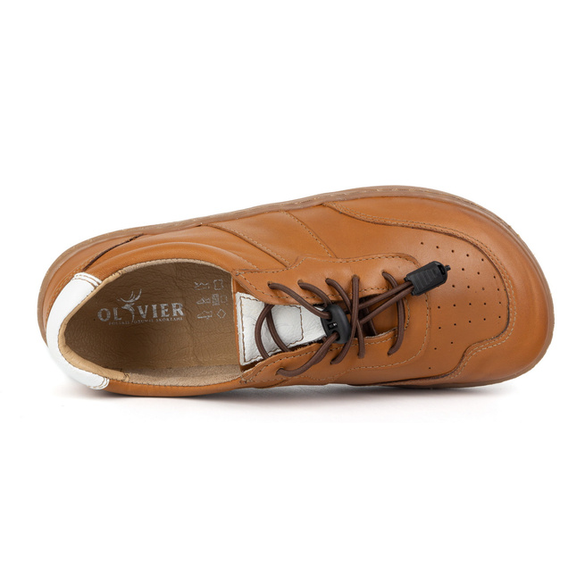 Dámské kožené boty ARIA hnědé 103MP