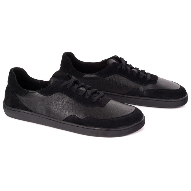 Buty barefoot minimalistyczne skórzane WASAK 0794W CZARNE