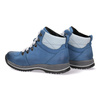 Dámské kožené boty Blue Pollonus blue nubuck 5-1122-019