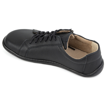 Damskie minimalistyczne buty skórzane barefoot model 1243 czarne