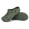 Pantofle lehké dřeváky khaki green