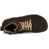 Dámské kožené zimní boty barefoot Z-B04 beige