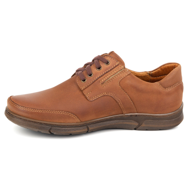 Buty męskie casual J55 camel