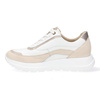 Pollonus dámské kožené polobotky white+gold 5-1721-001
