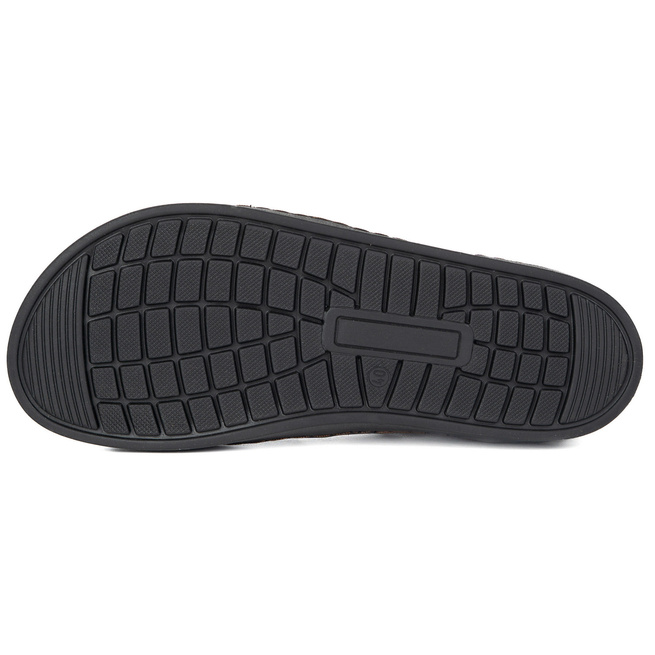 Buty męskie sztyblety barefoot skórzane Olivier 100KZ ciemny brąz