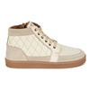 Buty damskie zimowe barefoot skórzane Z-B05 ecru