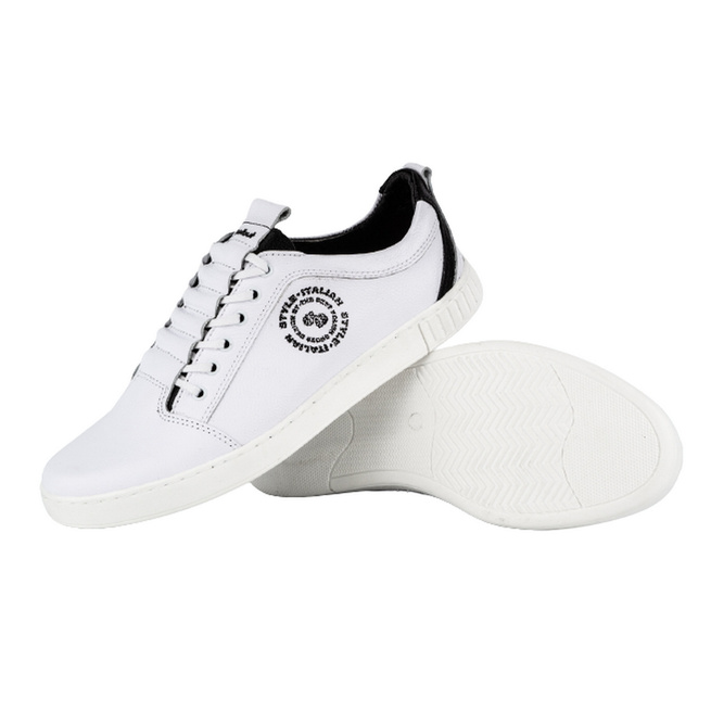 Pánská kožená obuv 2121/2 bílá