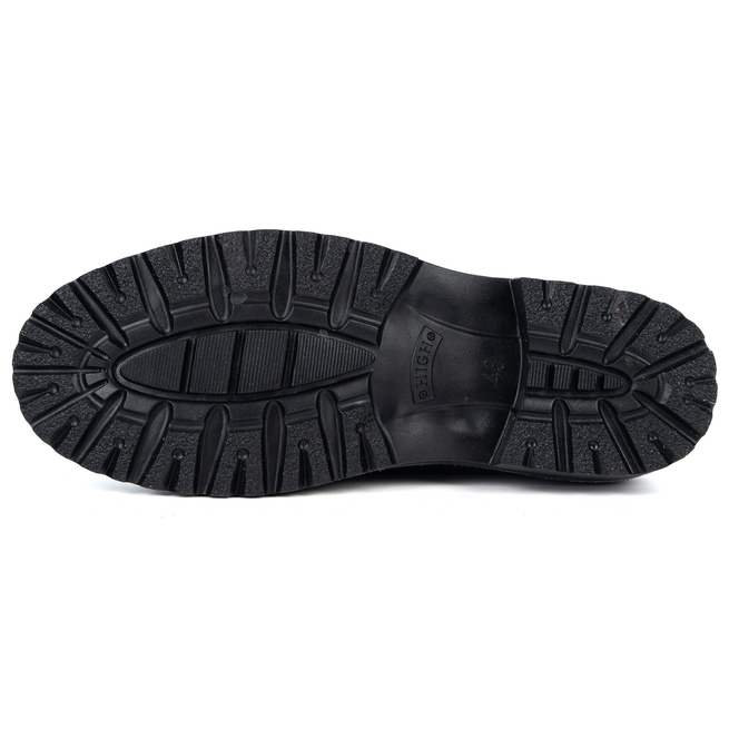 POLBUT 2119S pánské boty z přírodní kůže zimní městská obuv