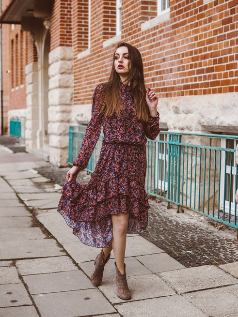 Boty LUCY na podpatku černé