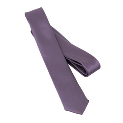Krawat męski elegancki wąski fioletowy