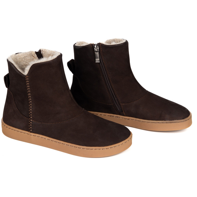 WASAK 0802W hnědá barefoot minimalistická kožená obuv