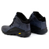 Pánské zimní kožené boty 903K navy blue