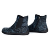 Damskie buty barefoot sztyblety z zamkiem ocieplane 1263 wzory granatowe