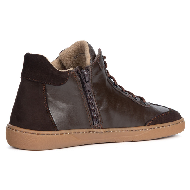 WASAK 0802W hnědá barefoot minimalistická kožená obuv