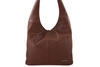 Módní taška se širokým uchem - hnědá