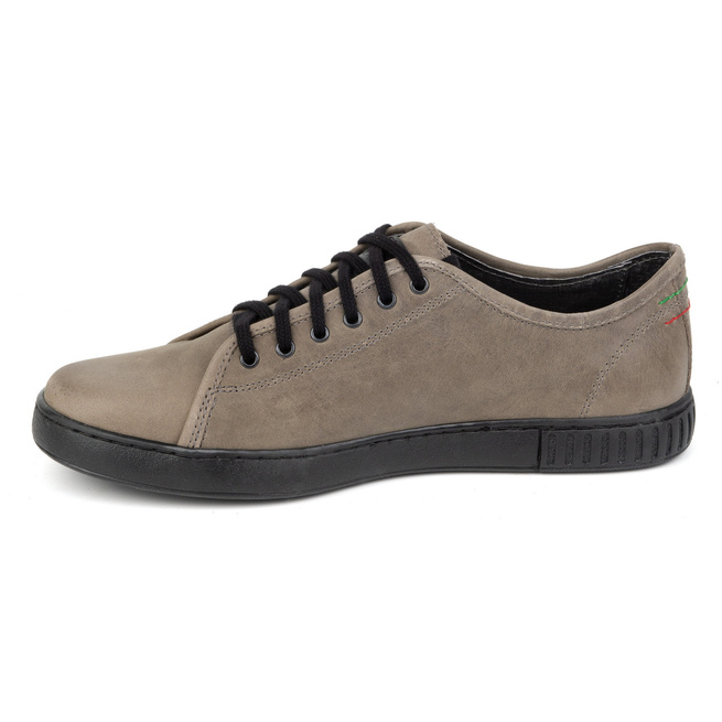 Polbut Kožené tenisky Pánské boty Model 2129 grey