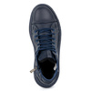 Pánské zimní kožené tenisky 886K navy blue