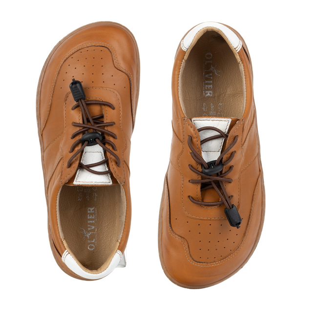 BUTY DAMSKIE BAREFOOT SKÓRA MINIMALISTYCZNE SZEROKIE ARIA brązowe 103MP