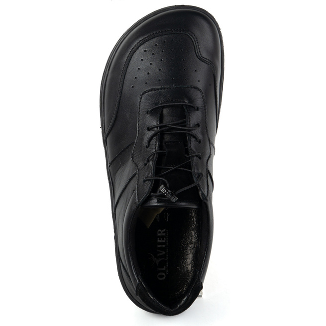 DÁMSKÉ BAREFOOT KOŽENÉ MINIMALISTICKÉ BOTY ARIA BLACK 103MP