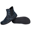 Damskie buty barefoot sztyblety z zamkiem ocieplane 1263 wzory granatowe