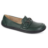 Dámské minimalistické kožené mokasíny Barefoot 1288AR green