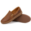 Buty męskie wsuwane ze skóry naturalnej POLBUT 2124 camel