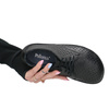 Skórzane półbuty damskie Pollonus Barefoot 5-1288-029 Czarny/Perforacja