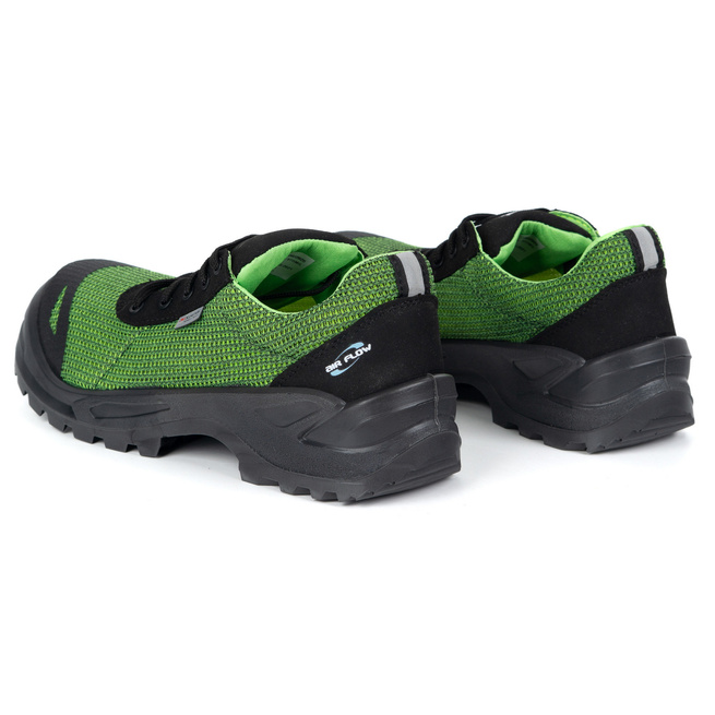 Półbuty męskie skórzane robocze 1172P RAPTOR czarne S1 FO SR Aramid 3D