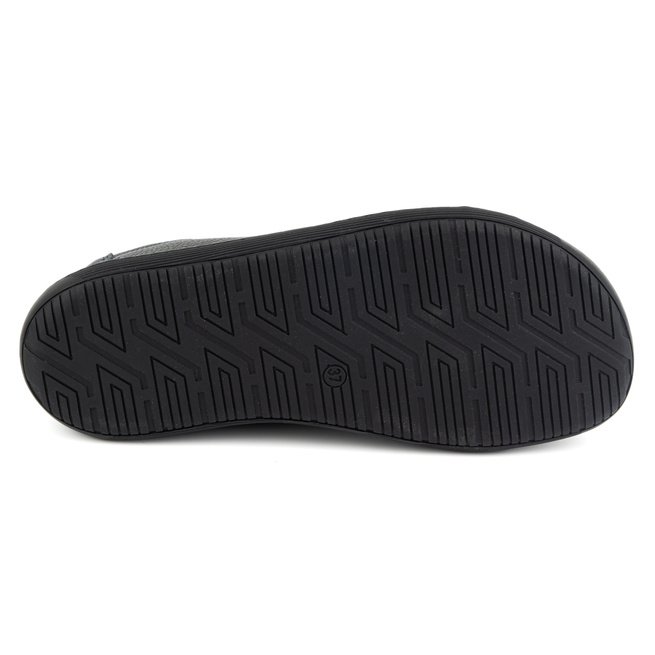Dámské kožené minimalistické boty barefoot 1242 black