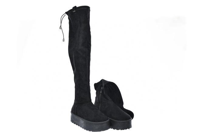 Kozaczki damskie Big Star SS274264 czarne