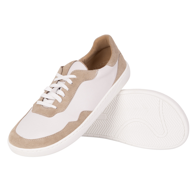 Barefoot minimalistická kožená obuv WASAK 0794W WHITE GROSS