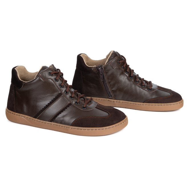 WASAK 0802W hnědá barefoot minimalistická kožená obuv