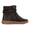 Dámské barefoot boty zateplené zipem 1297 chocolate brown