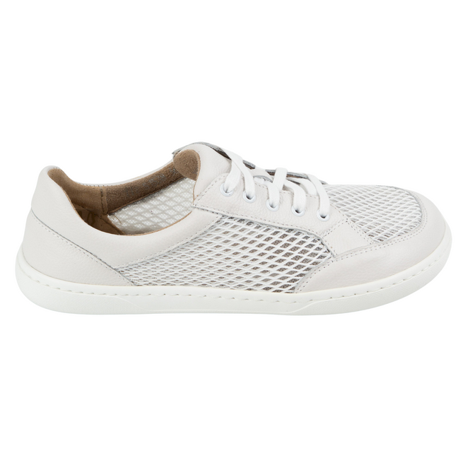 Dámská minimalistická kožená obuv barefoot 0772SW bílá