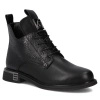 Dámské černé kožené elegantní boty DBT7246 BK Filippo